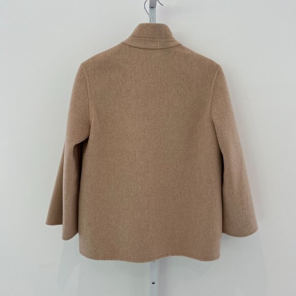 AKRIS CAMEL TAN CASHMERE JACKET SIZE FR 36 / IT 40 / US 4 NWOTS! - Picture 6 of 16